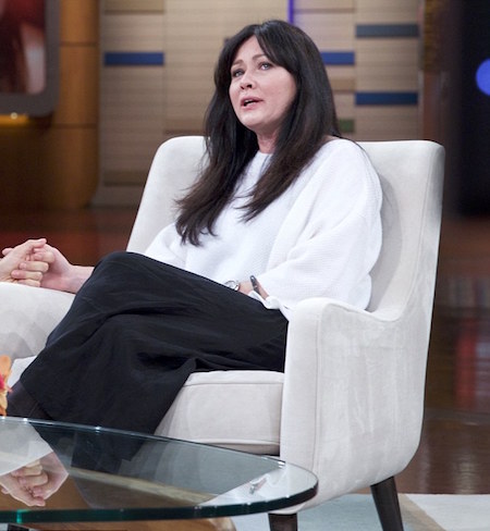 Shannen Doherty từng bật khóc khi chia sẻ về căn bệnh ung thư vú