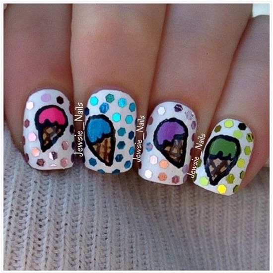 Ice-cream nail: Phong cách làm đẹp mới cực hot