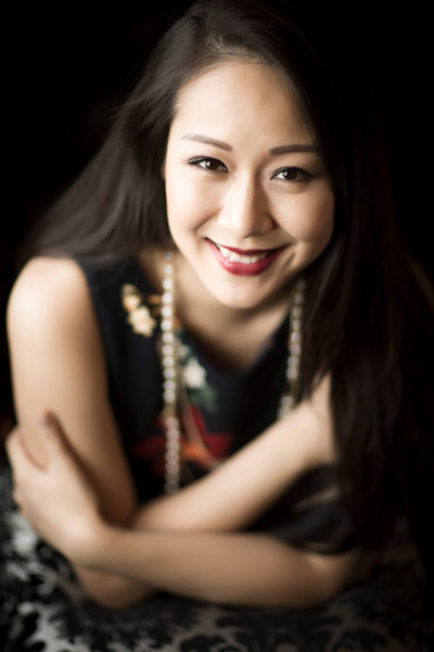 Ngô Phương Lan khi mang thai tháng thứ tư. Ảnh: Nguyễn Bảo Ngọc.