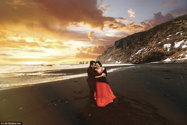Chán các studio tẻ nhạt, cặp đôi này kéo nhau lên đỉnh núi lửa và sông băng để chụp ảnh cưới - Ảnh 8.