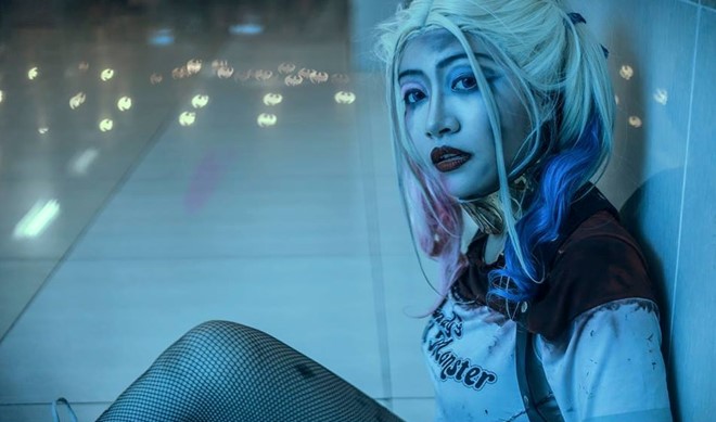 Nu sinh Sai Gon bi nem da khi hoa trang thanh Harley Quinn hinh anh 2