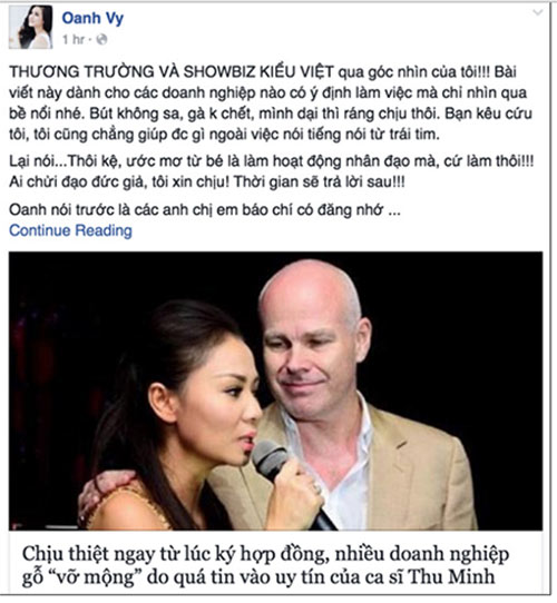 vi sao vy oanh bong thich ban chuyen showbiz viet? - 5