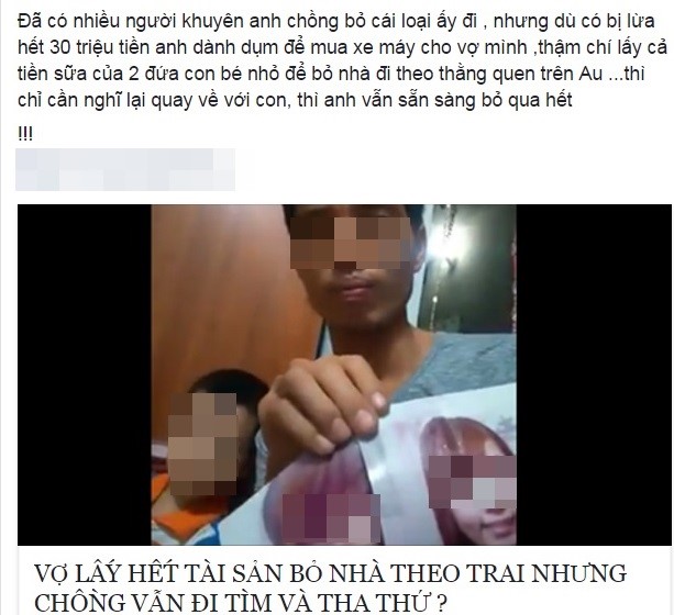 Vo om tien theo trai, chong quay clip khuyen quay ve hinh anh 1