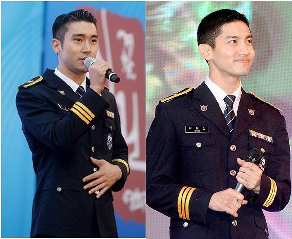 Choi Si Won va Changmin hat trong quan phuc nguoi linh hinh anh 1