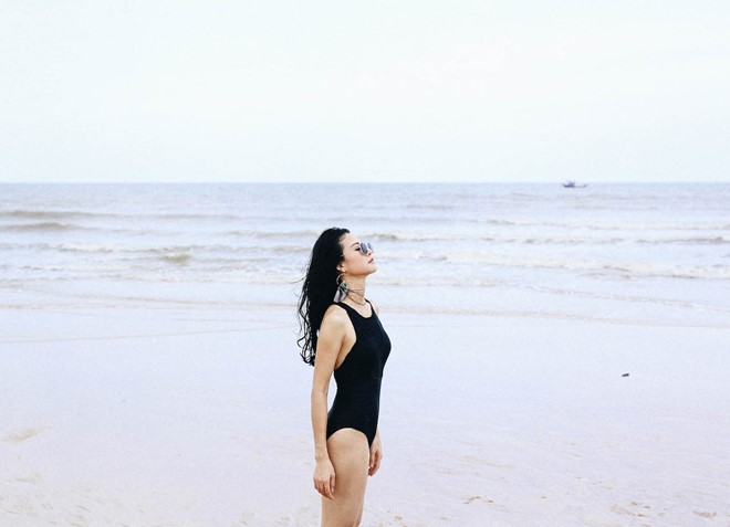 Hoa hau the thao Tran Thi Quynh goi cam voi bikini hinh anh 3