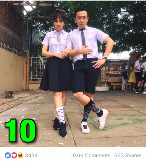 7 hình ảnh Trấn Thành tình tứ với bạn gái nhiều &#34;like&#34; nhất - 8