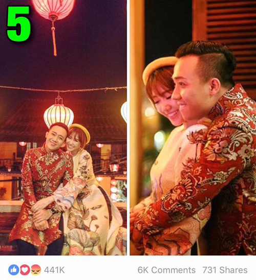 7 hình ảnh Trấn Thành tình tứ với bạn gái nhiều &#34;like&#34; nhất - 4