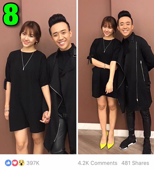 7 hình ảnh Trấn Thành tình tứ với bạn gái nhiều &#34;like&#34; nhất - 6