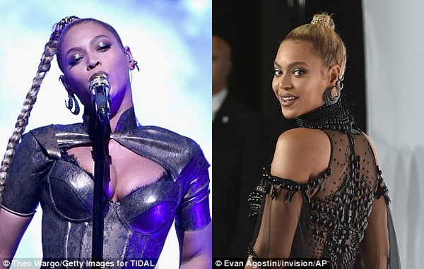 Beyonce biểu diễn với một bên tai chảy máu
