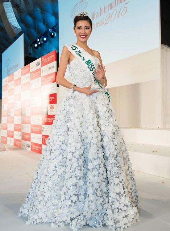 Phạm Hồng Thúy Vân giành giải Á hậu 3 cuộc thi Hoa hậu Quốc tế 2015