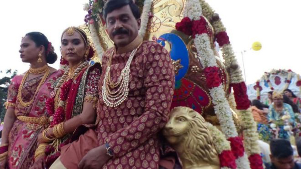 At a cost of £59 MILLION, the Hindu wedding of Brahmani Reddy and her fiancé Rajeev Reddy is thought to have cost MORE than Kate and Wills, which is thought to have cost just £20 million.