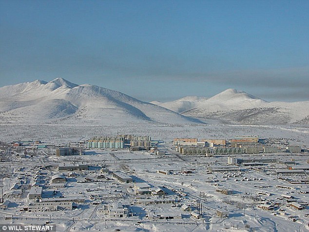 Tuyết phủ trắng ngôi làng Yukagir.