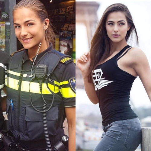 Nữ cảnh sát sexy khiến cộng đồng mạng &#34;phát sốt&#34; - 1