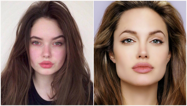 Nhan sắc xinh đẹp của cô nàng 15 tuổi được ví như bản sao Angelina Jolie - Ảnh 1.