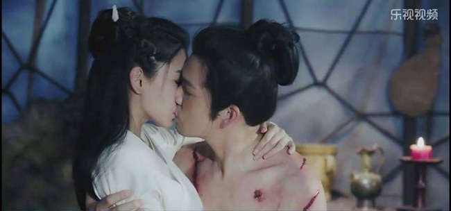 Sau tất cả, cảnh  giường chiếu  của Angelababy – Chung Hán Lương đã đến