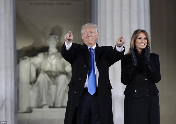 The concert capped off a long day of events for Trump, who on Friday will be sworn in as the 45th president of the United States