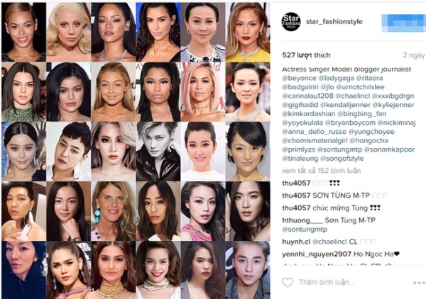 Hồ Ngọc Hà & Sơn Tùng xuất hiện trong Top 30 ngôi sao thời trang trên Instagram FashionTV - Ảnh 1.
