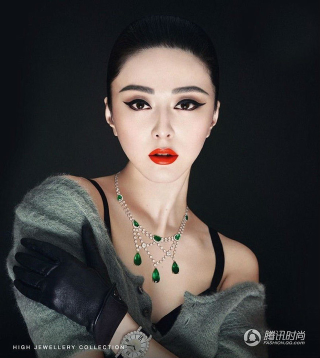  Kim Tỏa Phạm Băng Băng là nữ hoàng trang bìa của Trung Quốc với sự nghiệp rạng rỡ. Cô chưa lập gia đình. 