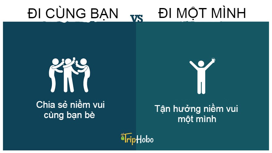 Su khac biet giua di du lich cung ban va mot minh hinh anh 1