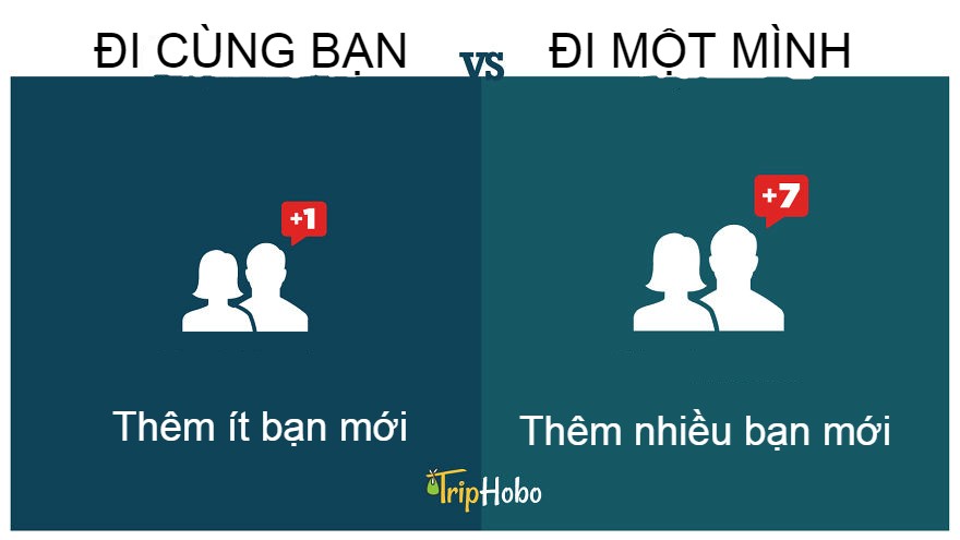 Su khac biet giua di du lich cung ban va mot minh hinh anh 2