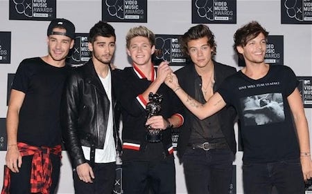 One Direction “vô địch” về khả năng kiếm tiền