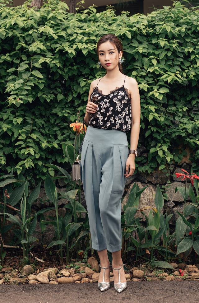Hoa hậu Việt Nam chia sẻ, cô thích sử dụng thời trang Việt.