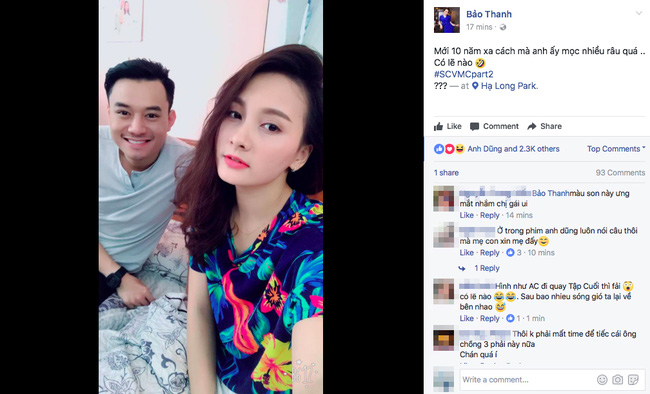 Bảo Thanh  thả thính  về phần 2 của  Sống chung với mẹ chồng 