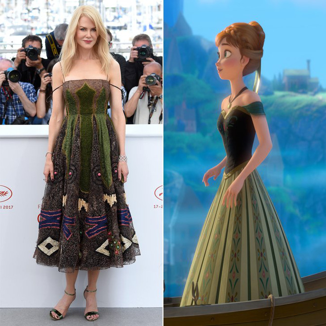 Hóa ra loạt váy áo đi dự Cannes của dàn mỹ nhân Hollywood đều lấy cả hứng từ các nhân vật Disney - Ảnh 1.