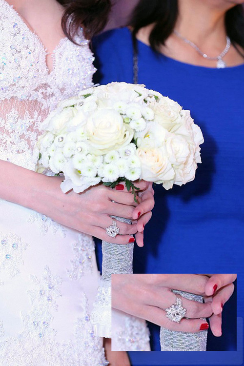 Điểm danh những chiếc nhẫn cưới có trị giá khủng của cặp đôi sao Việt - Ảnh 5.