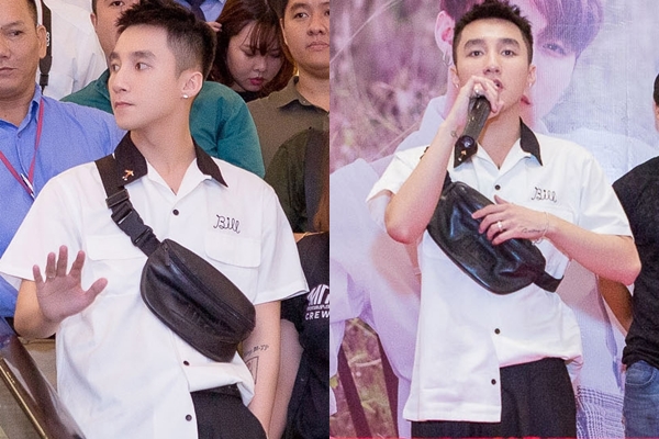 Sơn Tùng diện style như  cậu nhóc  cấp 3 nghịch ngợm giao lưu với fan