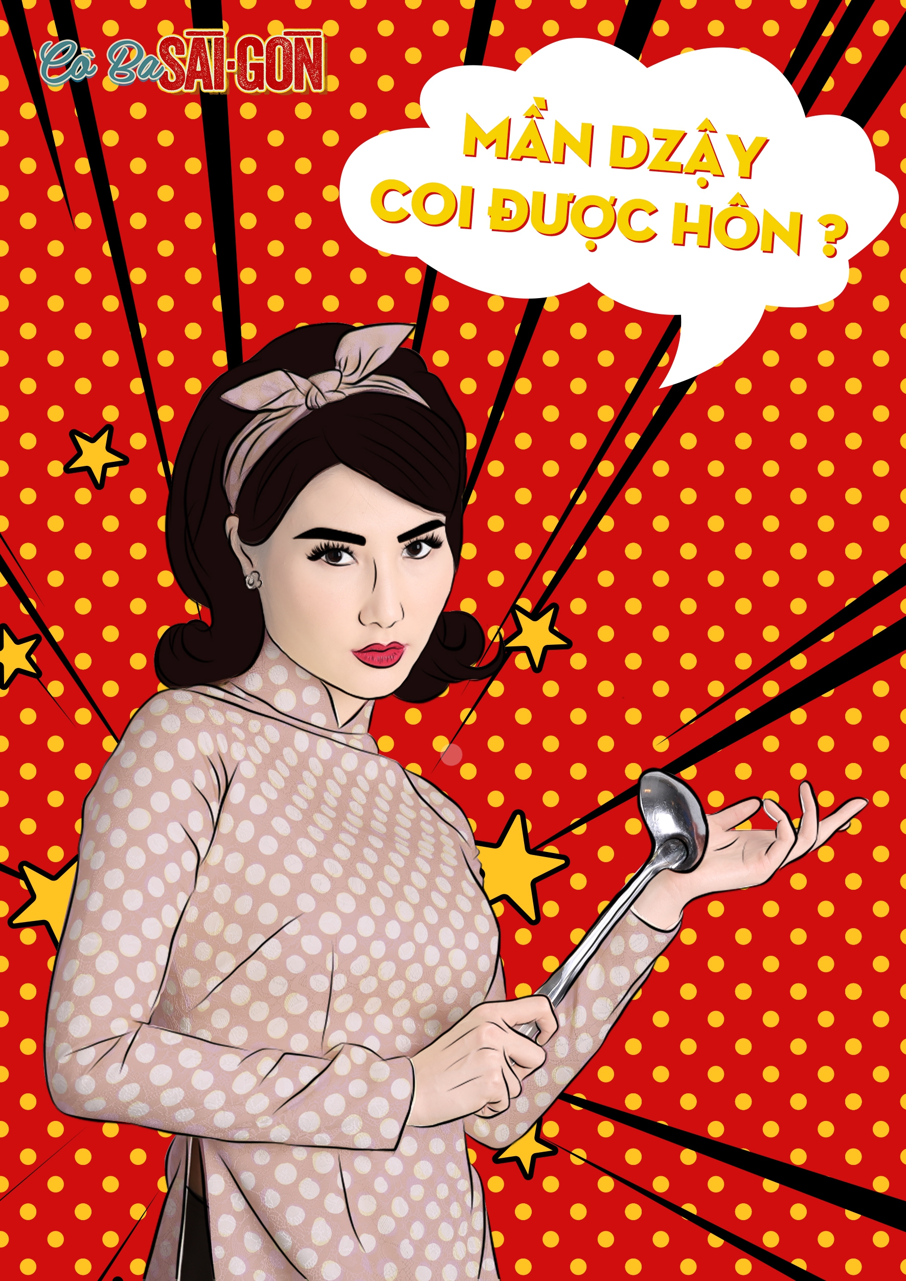 Hết tuyên truyền nữ quyền, các mỹ nhân Cô Ba Sài Gòn lại nhí nhảnh với phong cách pop-art - Ảnh 10.