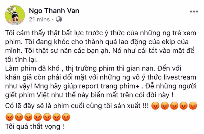 Ngô Thanh Vân “trưng cầu dân ý” cách xử lý người livestream lén Cô Ba Sài Gòn - Ảnh 1.