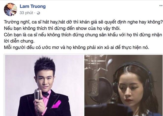 Ca sĩ phản đối chuyện đề nghị bỏ phiếu cấm Chi Pu đi hát:  Không thích đứng chung sân khấu với họ thì đừng nhận lời diễn chung 