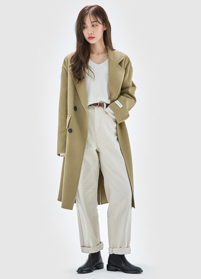 Áo khoác dài + quần ống rộng: Combo mặc kiểu gì cũng đẹp cho mùa đông năm nay - Ảnh 11.