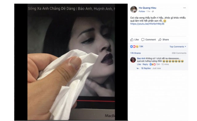 Chia sẻ mới đây của Hồ Quang Hiếu trên mạng xã hội khiến anh bị nhiều fan nghi ngờ là chưa quên được người yêu cũ - ca sĩ Bảo Anh.