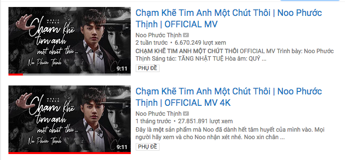 Chỉ vừa được thả cửa vài tiếng đồng hồ, MV của Noo Phước Thịnh tiếp tục bị gỡ bỏ trên kênh Youtube - Ảnh 2.