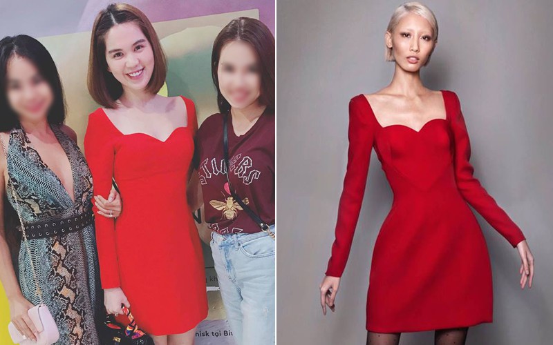 Từng tuyên bố không nhái thiết kế Việt, lần này Ngọc Trinh lại mặc váy na ná của Lâm Gia Khang - Ảnh 5.