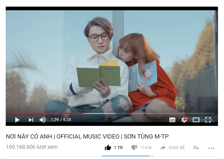 10 MV Vpop ra mắt trong năm 2017 giữ ngôi vương về lượt xem trên Youtube - Ảnh 3.