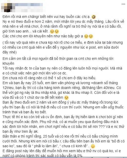 Bạn trai từng nói: “Thả đi, có bầu rồi cưới”, cô nàng thử lòng bằng tin nhắn có thai và cái kết đắng ngắt