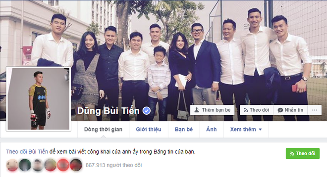 Facebook của các hot boy U23 đã có dấu stick xanh, từ nay hội chị em khỏi lo theo đuổi nhầm người nữa nhé - Ảnh 4.