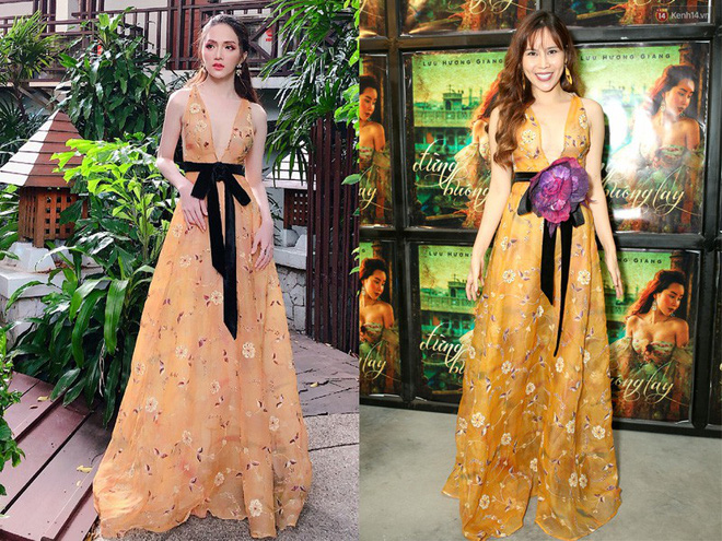 Cùng tên Hương Giang, cùng diện một thiết kế váy hoa... nhưng số mệnh hai chiếc váy lại khác xa nhau thế này - Ảnh 7.