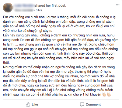 Kết hôn 3 tháng nhưng lần nào cãi nhau với vợ, chồng cũng bỏ về nhà bố mẹ đẻ, đã vậy mới đây còn khuân hết giường tủ, máy giặt theo