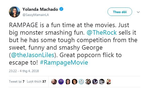 Phim về quái thú khổng lồ Rampage của The Rock được giới phê bình ca ngợi hết lời - Ảnh 6.