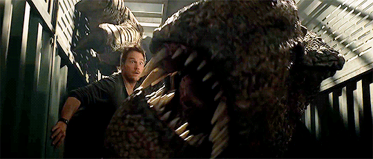 Cậy có súng, Chris Pratt suýt thành món tráng miệng của khủng long bạo chúa trong Jurassic World: Fallen Kingdom - Ảnh 4.