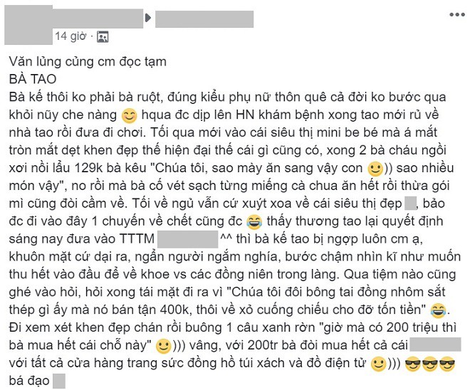 Lần đầu bước khỏi lũy tre làng lên thủ đô chơi, cụ bà mong có 200 triệu để mua cả trung tâm thương mại