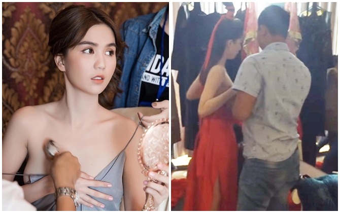 Mặc nội y, thoải mái  tụt  váy, thay đồ trước mặt nhân viên nam trong showbiz Ngọc Trinh là số 1, không ai là số 2
