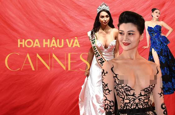 Những chiêu trò lố bịch của 3 Hoa hậu náo loạn Cannes: Người làm giả vé mời, kẻ đội hẳn cả vương miện đi thảm đỏ - Ảnh 1.