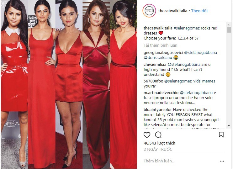 Dù có mặc váy của Dolce&Gabbana thì Selena Gomez vẫn bị Stefano Gabbana - NTK của hãng chê bai như thường - Ảnh 1.