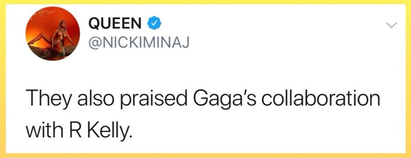 Fan phẫn nộ khi Nicki Minaj đụng phải biến nhạy cảm, lại khơi khơi lôi Lady Gaga vào cuộc - Ảnh 2.