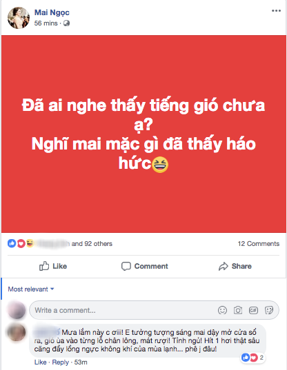 Cư dân mạng: Ơn giời, cuối cùng Hà Nội cũng có gió mùa, lần này rét thật rồi!